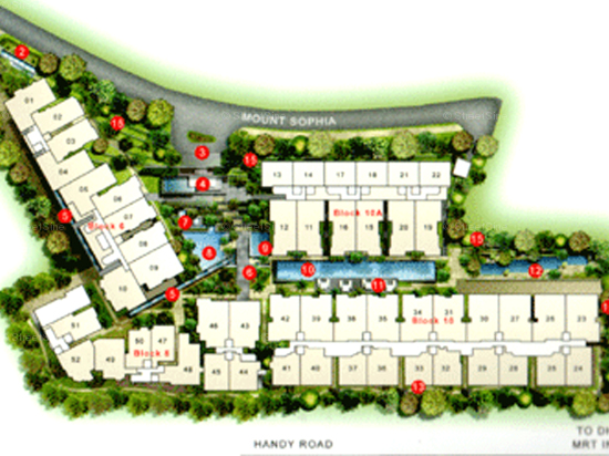 8 At Mount Sophia Site Plan
